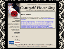 Tablet Screenshot of photos.coarsegoldflowershop.com